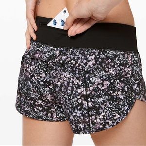 Lululemon Speed Up Short Floral Spritz